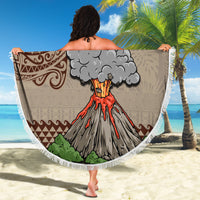 Hawaii Beach Blanket Aloha Volcano Mix Kakau Hawaiian Tribal LT03 - Polynesian Pride