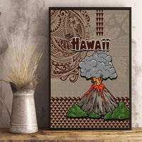 Hawaii Canvas Wall Art Aloha Volcano Mix Kakau Hawaiian Tribal LT03 - Polynesian Pride