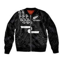 New Zealand Rugby Custom Sleeve Zip Bomber Jacket The Champions Aotearoa