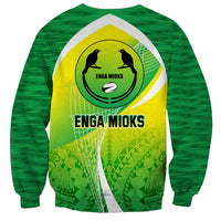 Enga Mioks Rugby Sweatshirt Papua New Guinea Polynesian Tattoo LT03 - Polynesian Pride