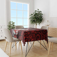 Hawaii Aloha Santa Claus Funny Polynesian Tattoo Tablecloth Red Color LT03 - Polynesian Pride