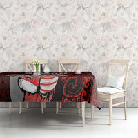 Hawaii Aloha Santa Claus Funny Polynesian Tattoo Tablecloth Red Color LT03 - Polynesian Pride