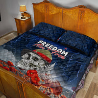 New Zealand ANZAC Day Quilt Bed Set Freedom Ain't Free