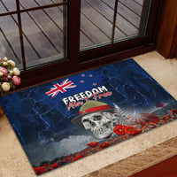 New Zealand ANZAC Day Rubber Doormat Freedom Ain't Free