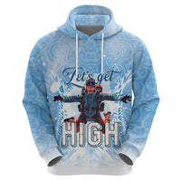 New Zealand Sky Diving Zip Hoodie Lets Get High
