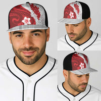 Samoa Teuila 2025 Baseball Net Cap Samoan Siapo Pattern Red Version - Polynesian Pride