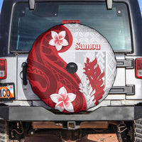 Samoa Teuila 2024 Spare Tire Cover Samoan Siapo Pattern Red Version LT05 Red - Polynesian Pride