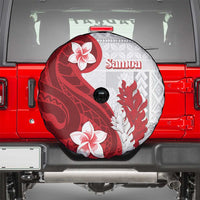 Samoa Teuila 2024 Spare Tire Cover Samoan Siapo Pattern Red Version LT05 - Polynesian Pride