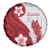 Samoa Teuila 2024 Spare Tire Cover Samoan Siapo Pattern Red Version LT05 - Polynesian Pride