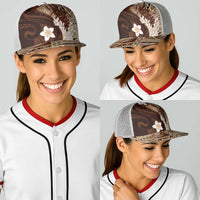 Samoa Teuila 2025 Baseball Net Cap Samoan Siapo Pattern Brown Version LT05 - Polynesian Pride