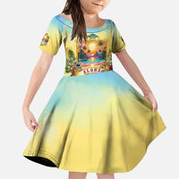 Aloha Hawaii Turtle Family Matching Puletasi and Hawaiian Shirt Retro Style - Polynesian Pride