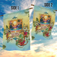Aloha Hawaii Turtle Garden Flag Retro Style LT05 - Polynesian Pride