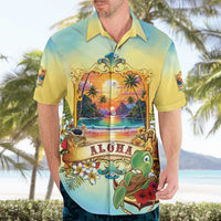 Aloha Hawaii Turtle Hawaiian Shirt Retro Style - Polynesian Pride