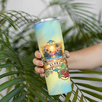 Aloha Hawaii Turtle Skinny Tumbler Retro Style - Polynesian Pride