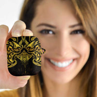 New Zealand Aotearoa AirPods Case Maori Manta Ray Moko Gold LT05 Gold - Polynesian Pride