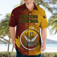 Personalized Papua New Guinea Western Province Hawaiian Shirt Mix Coat Of Arms Polynesian Pattern LT05 - Polynesian Pride