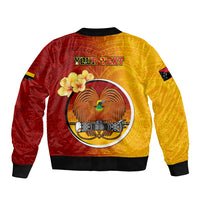 Personalized Papua New Guinea Madang Province Bomber Jacket Mix Coat Of Arms Polynesian Pattern LT05 - Polynesian Pride
