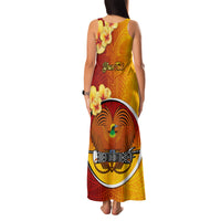Personalized Papua New Guinea Madang Province Family Matching Tank Maxi Dress and Hawaiian Shirt Mix Coat Of Arms Polynesian Pattern LT05 - Polynesian Pride