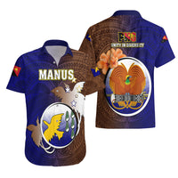 Papua New Guinea Manus Province Hawaiian Shirt Mix Coat Of Arms Polynesian Pattern LT05 - Polynesian Pride
