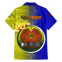 Personalized Papua New Guinea Morobe Province Family Matching Off Shoulder Maxi Dress and Hawaiian Shirt Mix Coat Of Arms Polynesian Pattern LT05 - Polynesian Pride