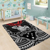 Samoa Wrestling Area Rug Samoan Wrestler Ulafala Style