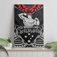 Samoa Wrestling Canvas Wall Art Samoan Wrestler Ulafala Style LT05 - Polynesian Pride
