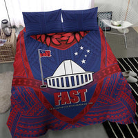 FAST Party Samoa Bedding Set Samoan Coat Of Arms Ulafala Style LT05 - Polynesian Pride