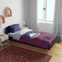 FAST Party Samoa Bedding Set Samoan Coat Of Arms Ulafala Style LT05 - Polynesian Pride