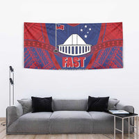 FAST Party Samoa Tapestry Samoan Coat Of Arms Ulafala Style