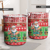 Mele Kalikimaka Hawaii Christmas Laundry Basket Funny Santa 67 Gen Alpha Slang - Polynesian Pride