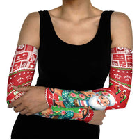 Mele Kalikimaka Hawaii Christmas Arm Sleeves Funny Santa 67 Gen Alpha Slang - Polynesian Pride