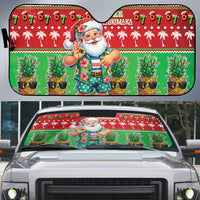 Mele Kalikimaka Hawaii Christmas Auto Sun Shade Funny Santa 67 Gen Alpha Slang - Polynesian Pride