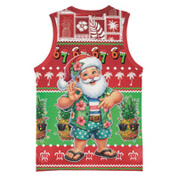 Mele Kalikimaka Hawaii Christmas Basketball Jersey Funny Santa 67 Gen Alpha Slang - Polynesian Pride