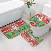 Mele Kalikimaka Hawaii Christmas Bathroom Set Funny Santa 67 Gen Alpha Slang - Polynesian Pride