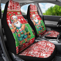 Mele Kalikimaka Hawaii Christmas Car Seat Cover Funny Santa 67 Gen Alpha Slang - Polynesian Pride
