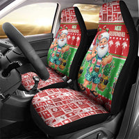 Mele Kalikimaka Hawaii Christmas Car Seat Cover Funny Santa 67 Gen Alpha Slang - Polynesian Pride