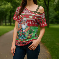 Mele Kalikimaka Hawaii Christmas Cross Shoulder Shirt Funny Santa 67 Gen Alpha Slang LT05 - Polynesian Pride