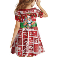 Mele Kalikimaka Hawaii Christmas Family Matching Summer Maxi Dress and Hawaiian Shirt Funny Santa 67 Gen Alpha Slang LT05 - Polynesian Pride