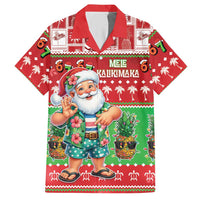 Mele Kalikimaka Hawaii Christmas Hawaiian Shirt Funny Santa 67 Gen Alpha Slang LT05 Red - Polynesian Pride