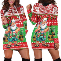 Mele Kalikimaka Hawaii Christmas Hoodie Dress Funny Santa 67 Gen Alpha Slang - Polynesian Pride