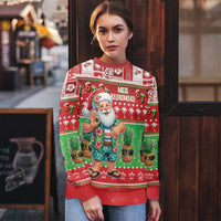 Mele Kalikimaka Hawaii Christmas Ugly Christmas Sweater Funny Santa 67 Gen Alpha Slang - Polynesian Pride