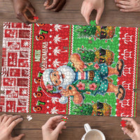 Mele Kalikimaka Hawaii Christmas Puzzle Funny Santa 67 Gen Alpha Slang - Polynesian Pride