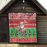 Mele Kalikimaka Hawaii Christmas Quilt Funny Santa 67 Gen Alpha Slang - Polynesian Pride