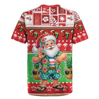 Mele Kalikimaka Hawaii Christmas Rugby Jersey Funny Santa 67 Gen Alpha Slang - Polynesian Pride