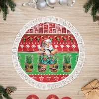 Mele Kalikimaka Hawaii Christmas Tree Skirt Funny Santa 67 Gen Alpha Slang - Polynesian Pride