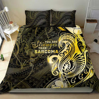 Sarcoma Awareness Bedding Set You Are Stronger Than Sarcoma