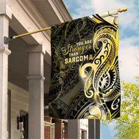 Sarcoma Awareness Garden Flag You Are Stronger Than Sarcoma