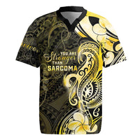 Sarcoma Awareness Rugby Jersey You Are Stronger Than Sarcoma