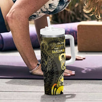 Sarcoma Awareness Tumbler With Handle You Are Stronger Than Sarcoma