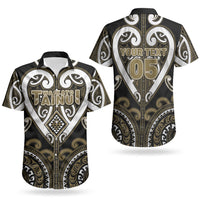 Custom Aotearoa Waikato Tainui Couples Matching Summer Maxi Dress and Hawaiian Shirt Maori Tribal Pattern